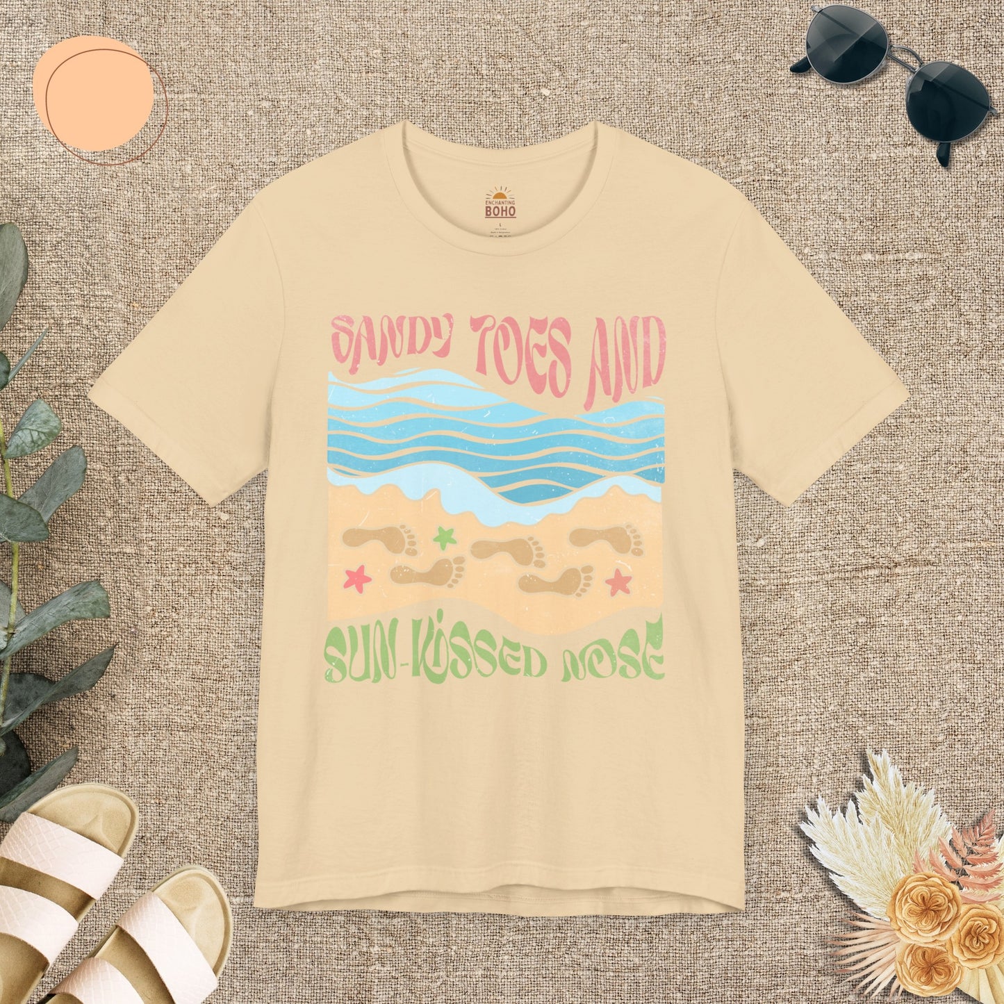 Sandy Toes And Sun-Kissed Nose Tee