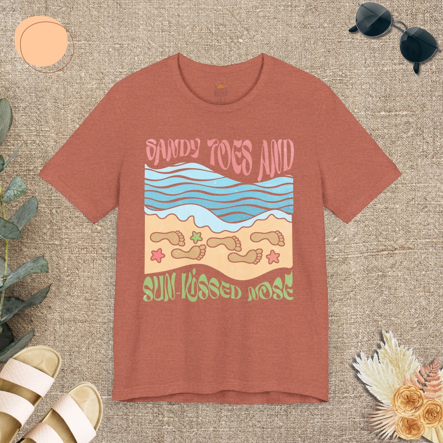 Sandy Toes And Sun-Kissed Nose Tee