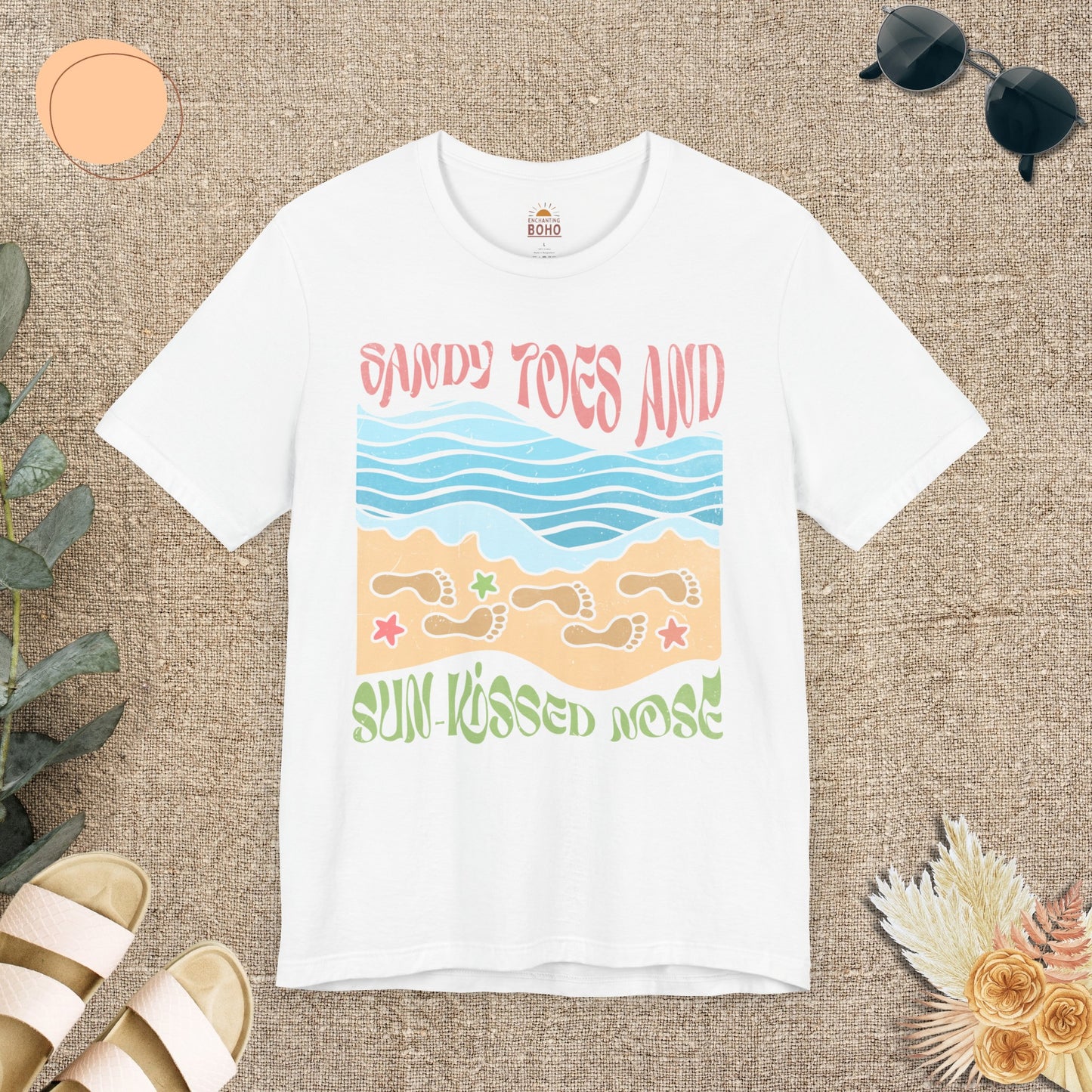 Sandy Toes And Sun-Kissed Nose Tee