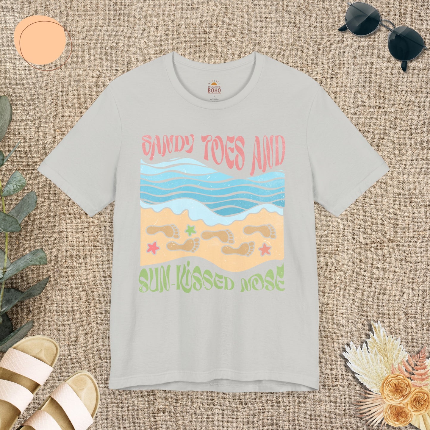 Sandy Toes And Sun-Kissed Nose Tee