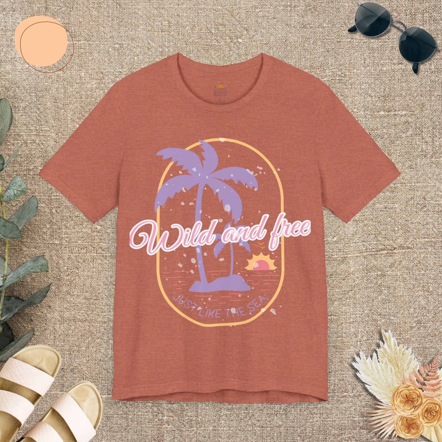 Wild and Free Just Like The Sea Tee
