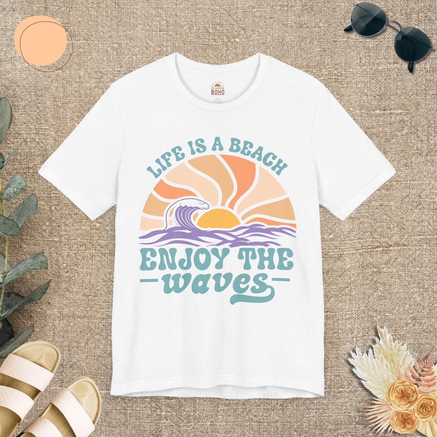 Life Is A Beach Enjoy The Waves II Tee