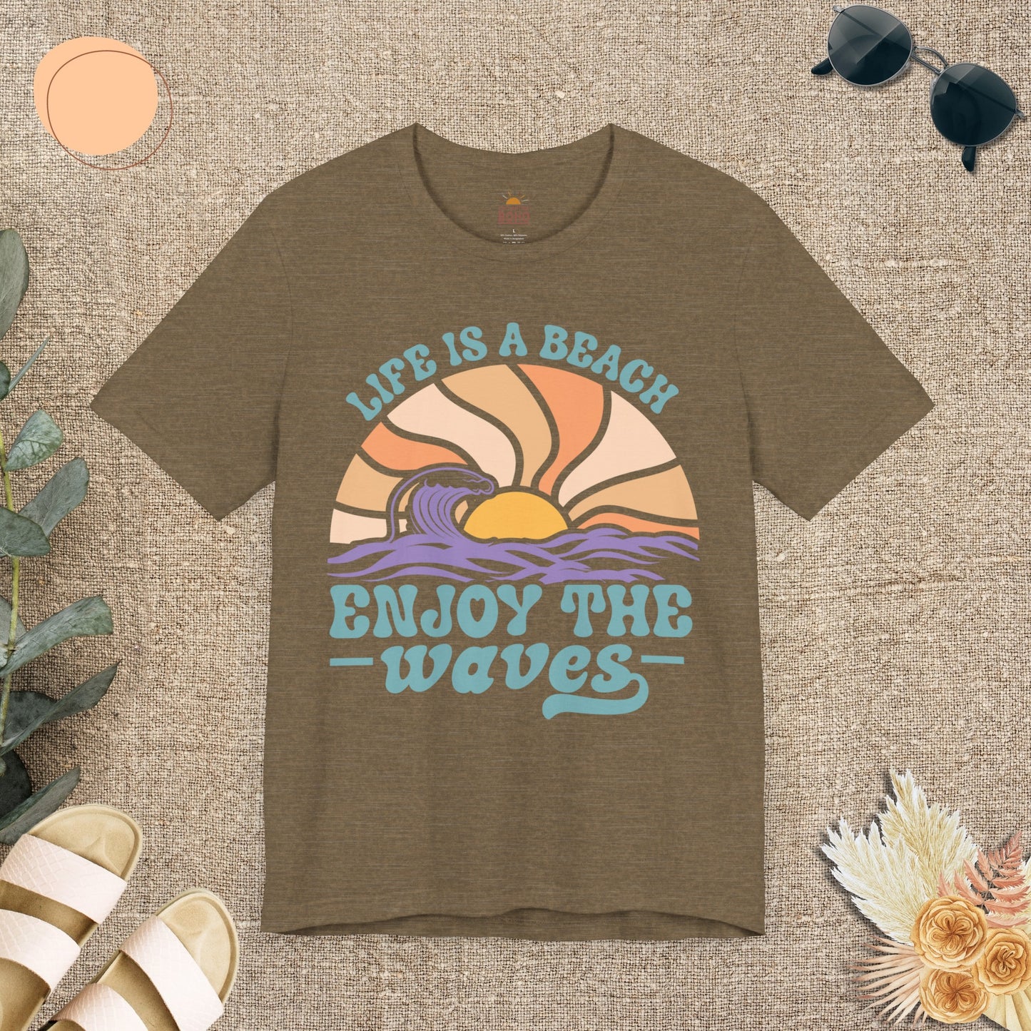 Life Is A Beach Enjoy The Waves II Tee