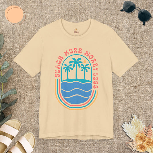 Beach More Worry Less Tee