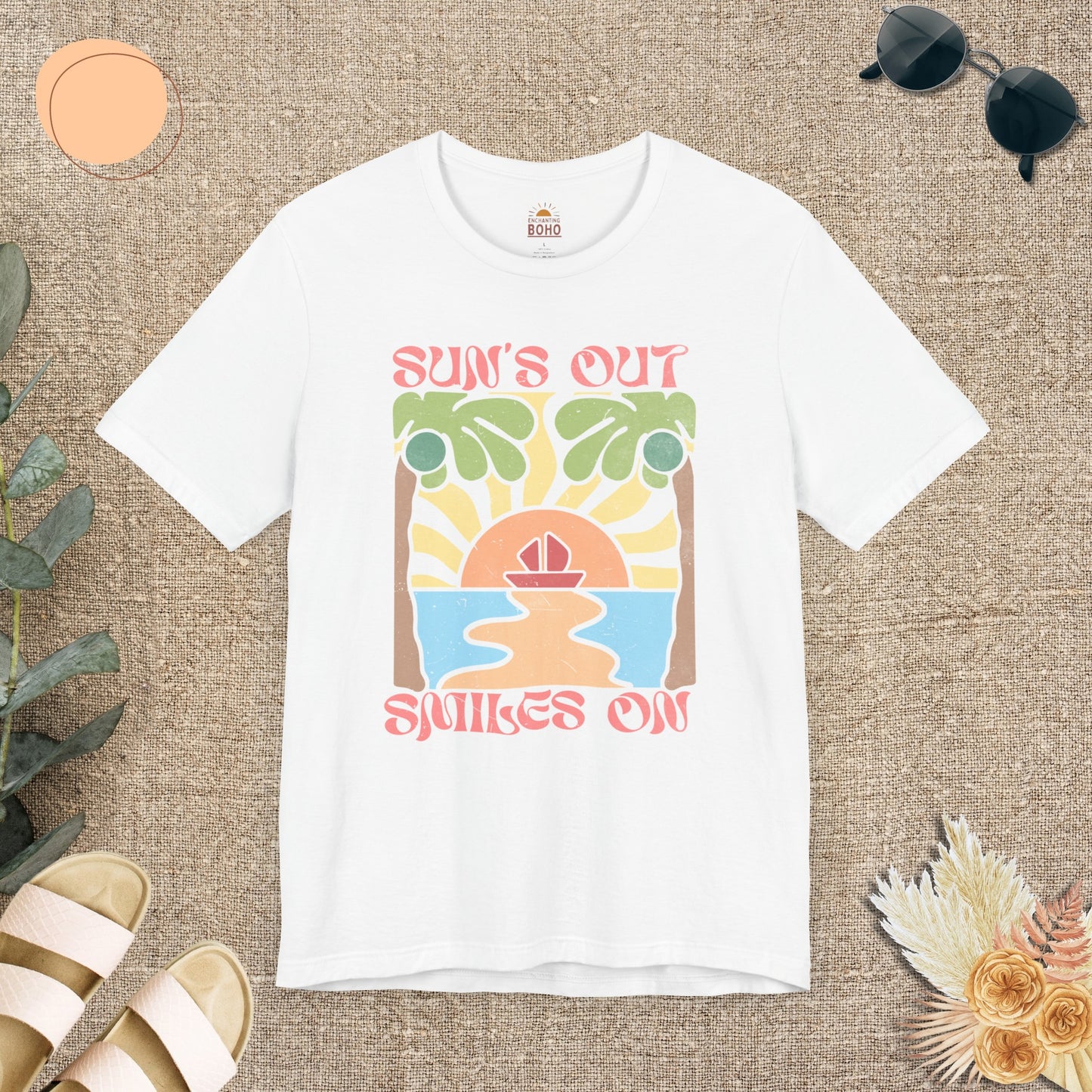 Sun's Out Smiles On Tee