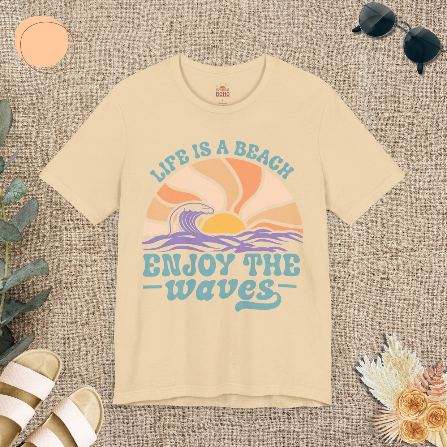 Life Is A Beach Enjoy The Waves II Tee