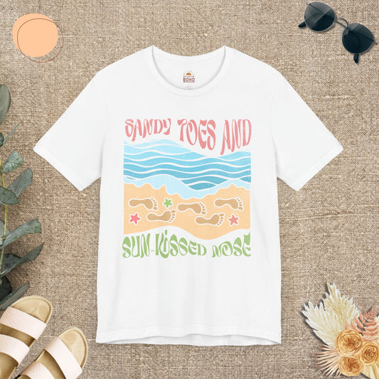 Sandy Toes And Sun-Kissed Nose Tee
