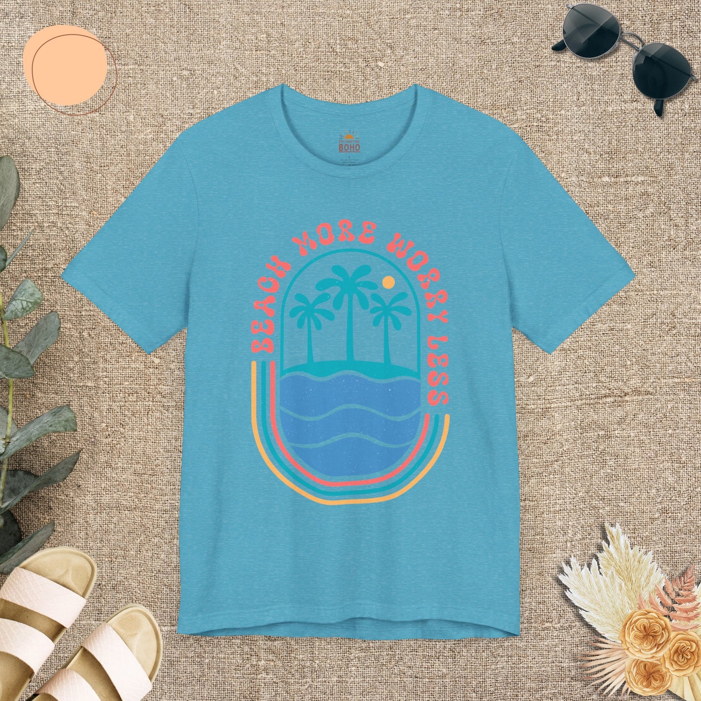 Beach More Worry Less Tee