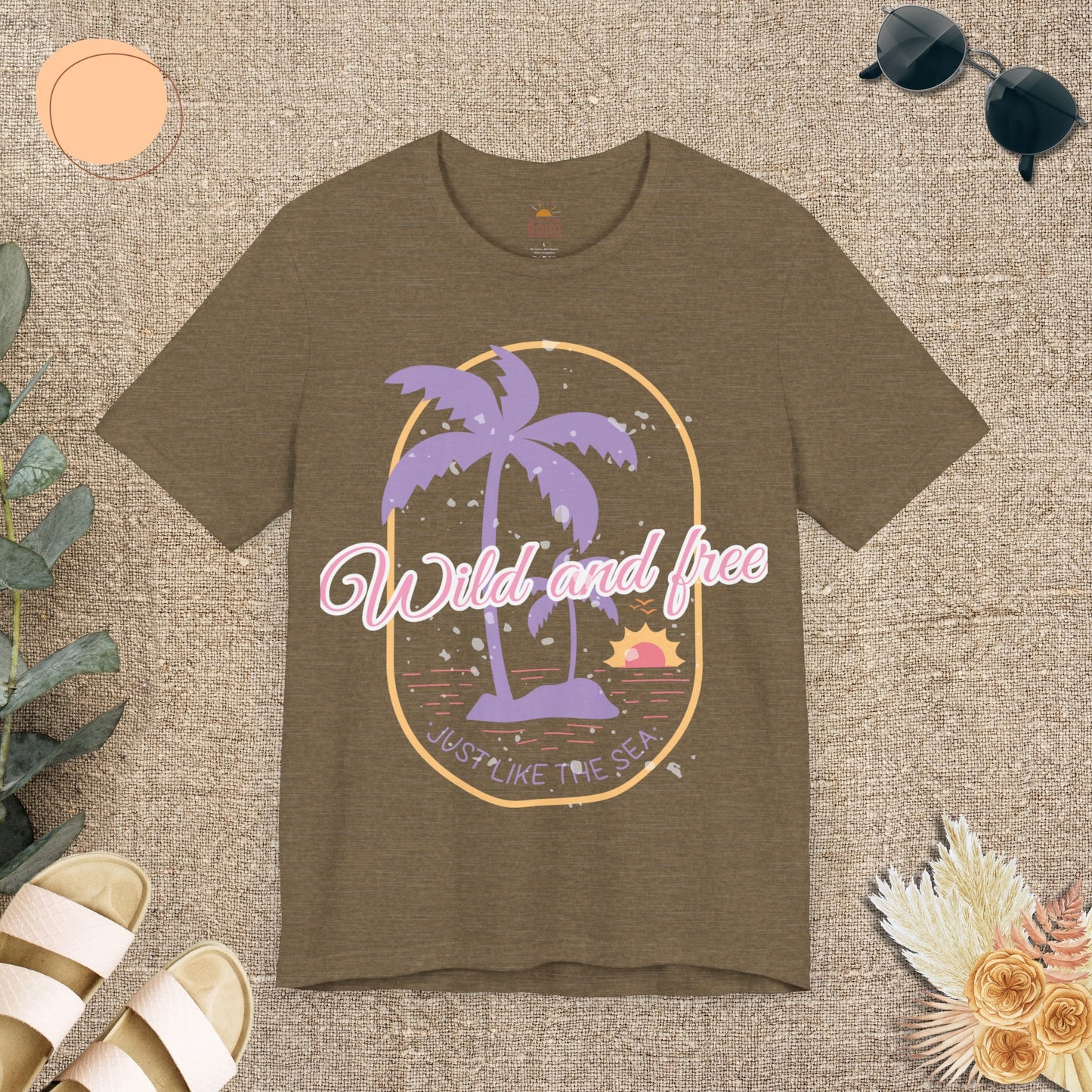 Wild and Free Just Like The Sea Tee