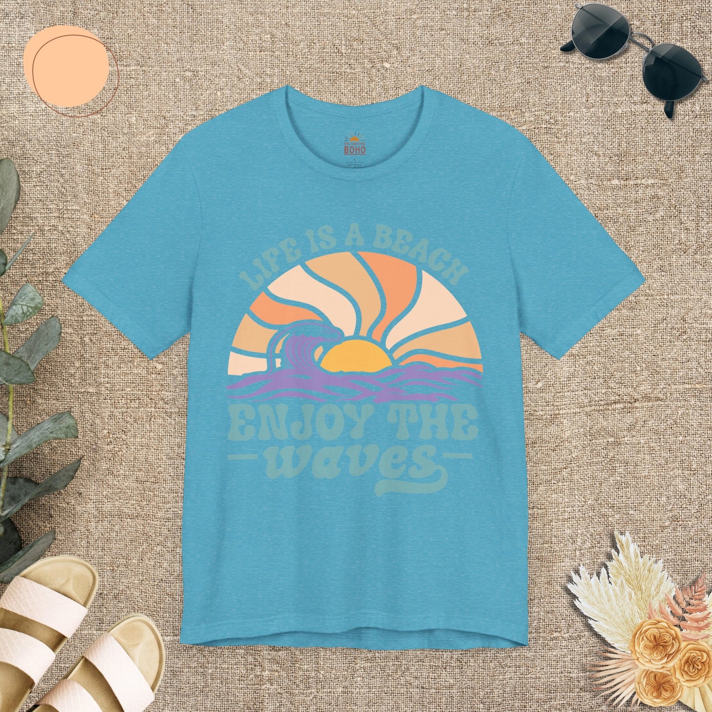 Life Is A Beach Enjoy The Waves II Tee
