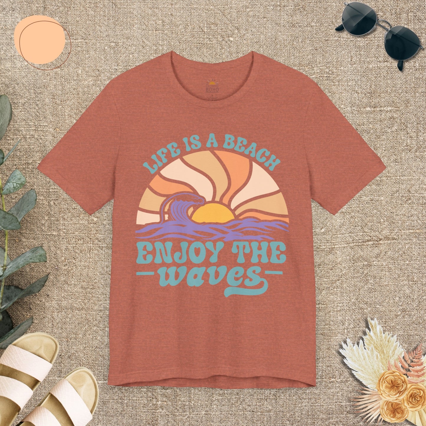 Life Is A Beach Enjoy The Waves II Tee